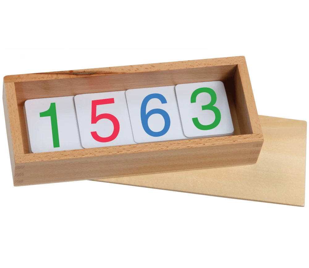 Boite Nombre Montessori 1 à 9000