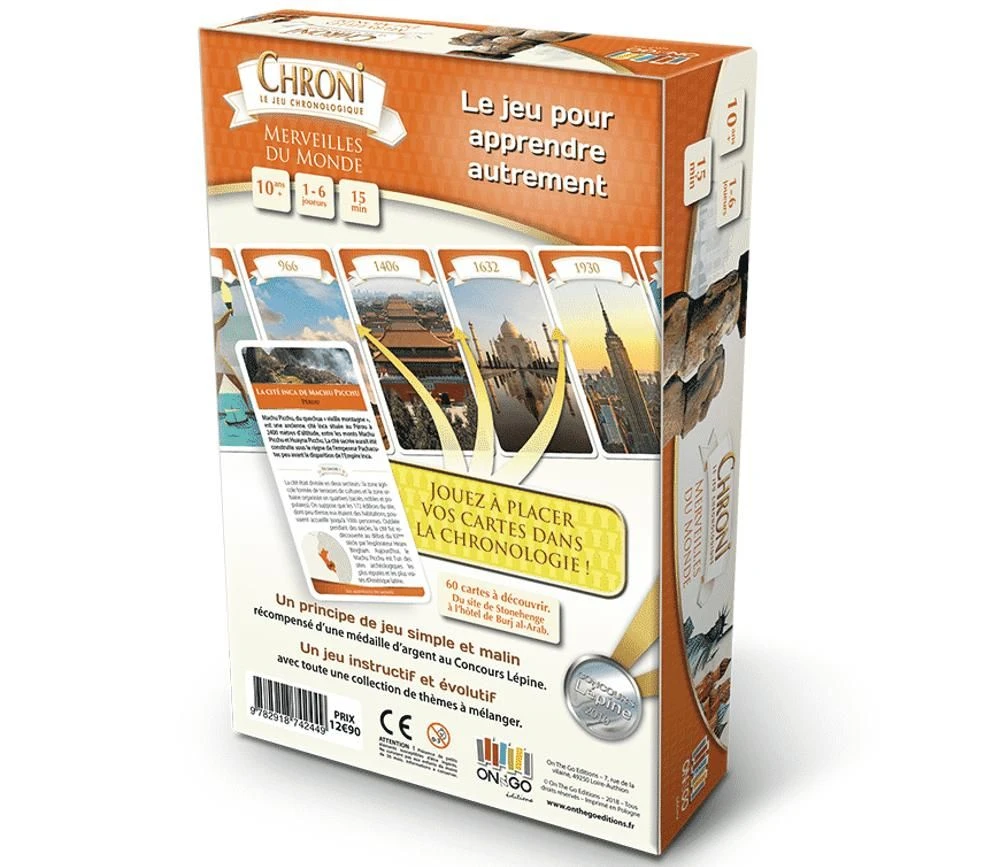 Chroni Jeu Les Merveilles Du Monde - Culture Générale – Image 2