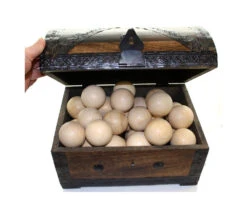 Coffre Au Trésor GM Pirate 28 X 20 X 21 Cm