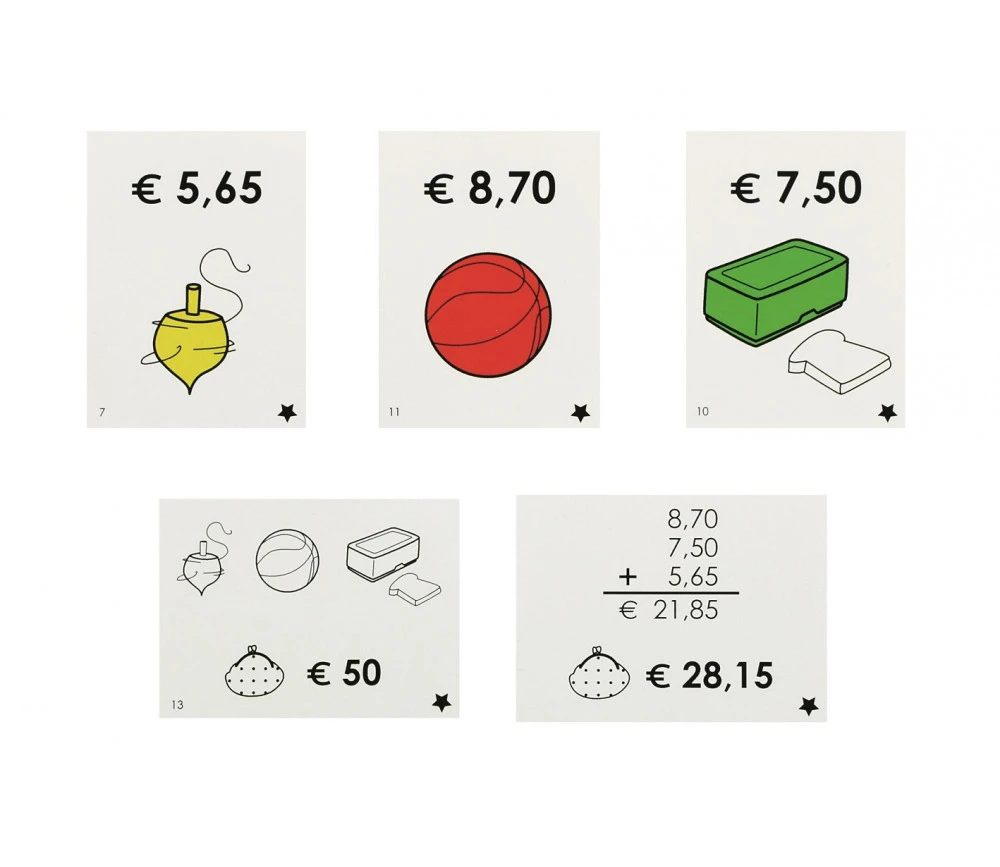 Coffret Cartes Calcul Euros "allons Faire Les Courses" Nombres Décimaux – Image 2