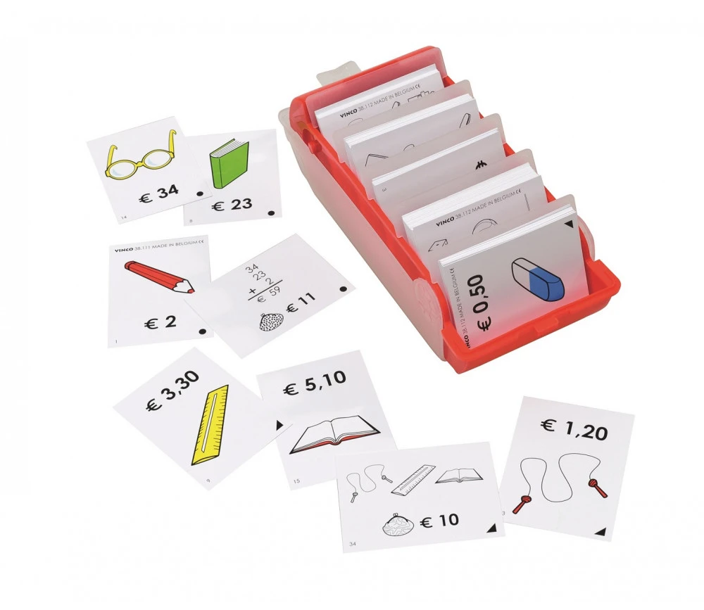 Coffret Cartes Calcul Euros "allons Faire Les Courses" Nombres Décimaux