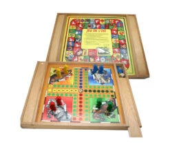 Coffret Bois Dada Oie Petits Chevaux - Jeu Tradition Français