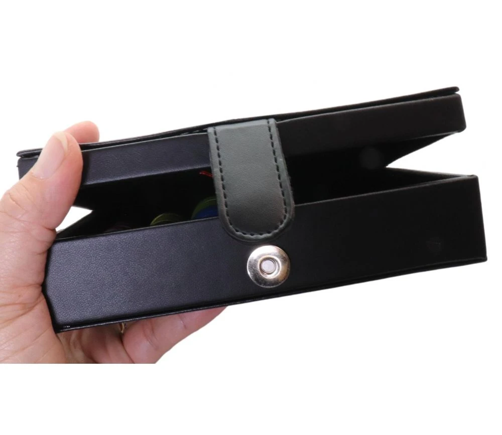 Coffret Jeu De Belote Luxe Avec Cartes Et Jetons Bois Façon Cuir - Grimaud – Image 5