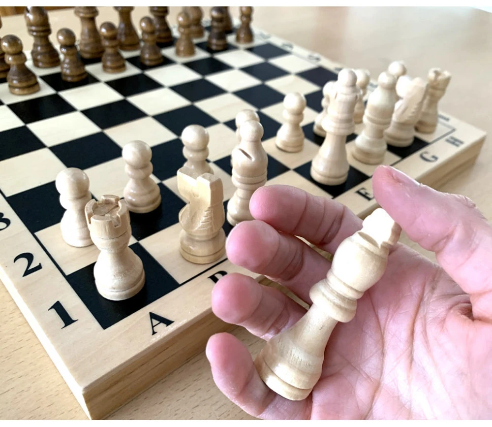 Coffret Pliant Jeu échec 28 Cm : Plateau+32 Pièces – Image 2