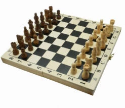 Coffret Pliant Jeu échec 28 Cm : Plateau+32 Pièces