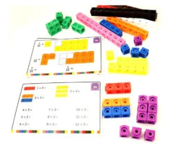 Cubes Math - Set Activités - 100 Cubes + 15 Fiches
