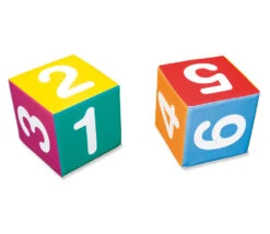 Dé 30 Cm Mousse Vinyle Faces Couleurs Chiffres 1 à 6 Pour Jeu XXL