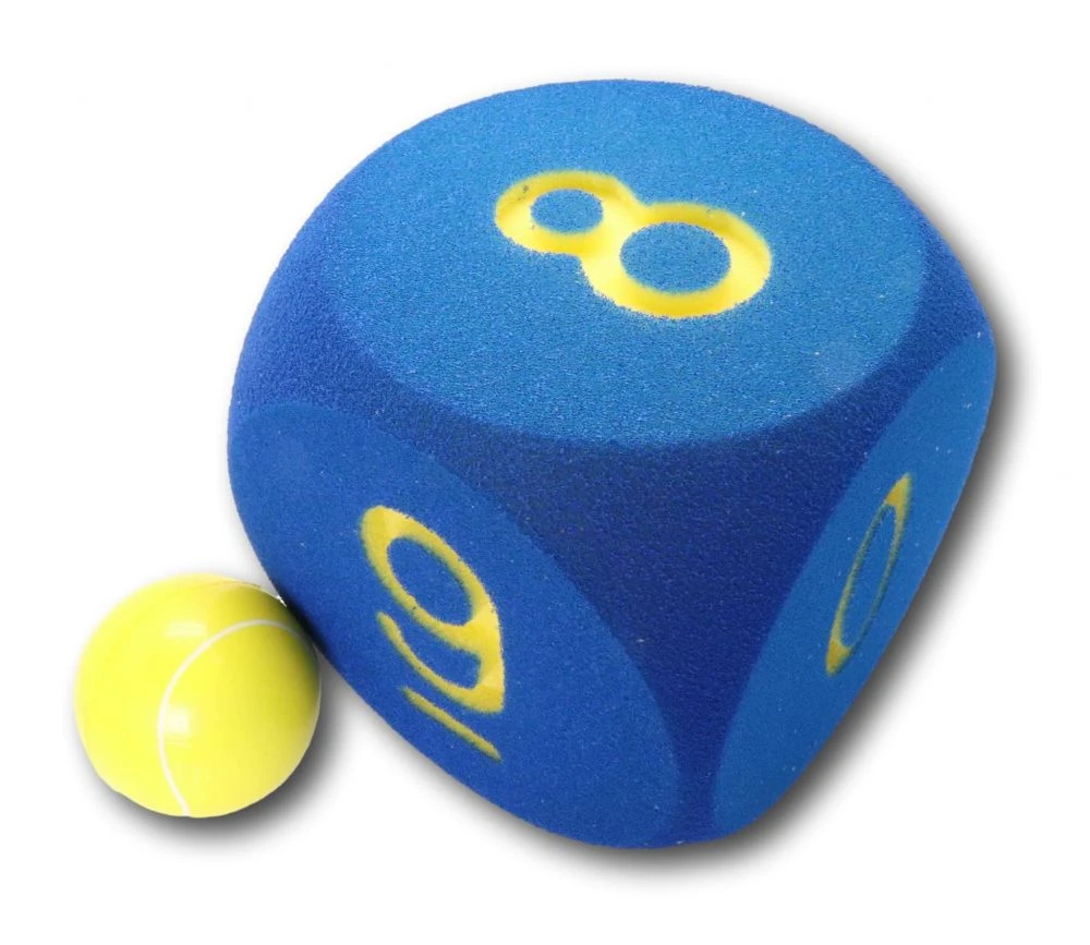 Dé Géant Chiffres De 6 à 10 Mousse 16 Cm BLEU – Image 3