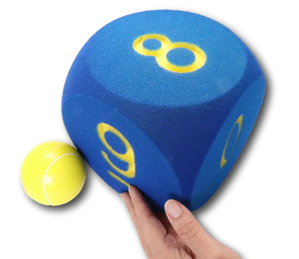 Dé Géant Chiffres De 6 à 10 Mousse 16 Cm BLEU – Image 4