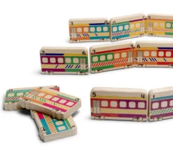 Dominos TRAINS En Bois Géant Jeu