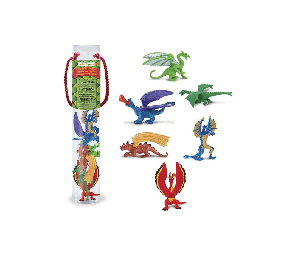 Dragons : 6 Figurines Dragons D'environ 6 Cm