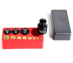 Ensemble De Poids : 12 Poids Fonte Et Laiton 1 G à 500 G Pour Balance