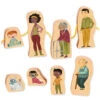 Familles Du Monde - 24 Figurines Bois à Relier