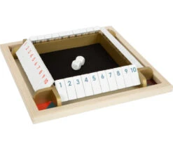 Fermez La Boite 4 Joueurs 28 Cm - Shut The Box édition Or