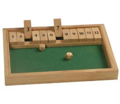 Fermez La Boite Jeu 12 Clapets 31 Cm Shut The Box