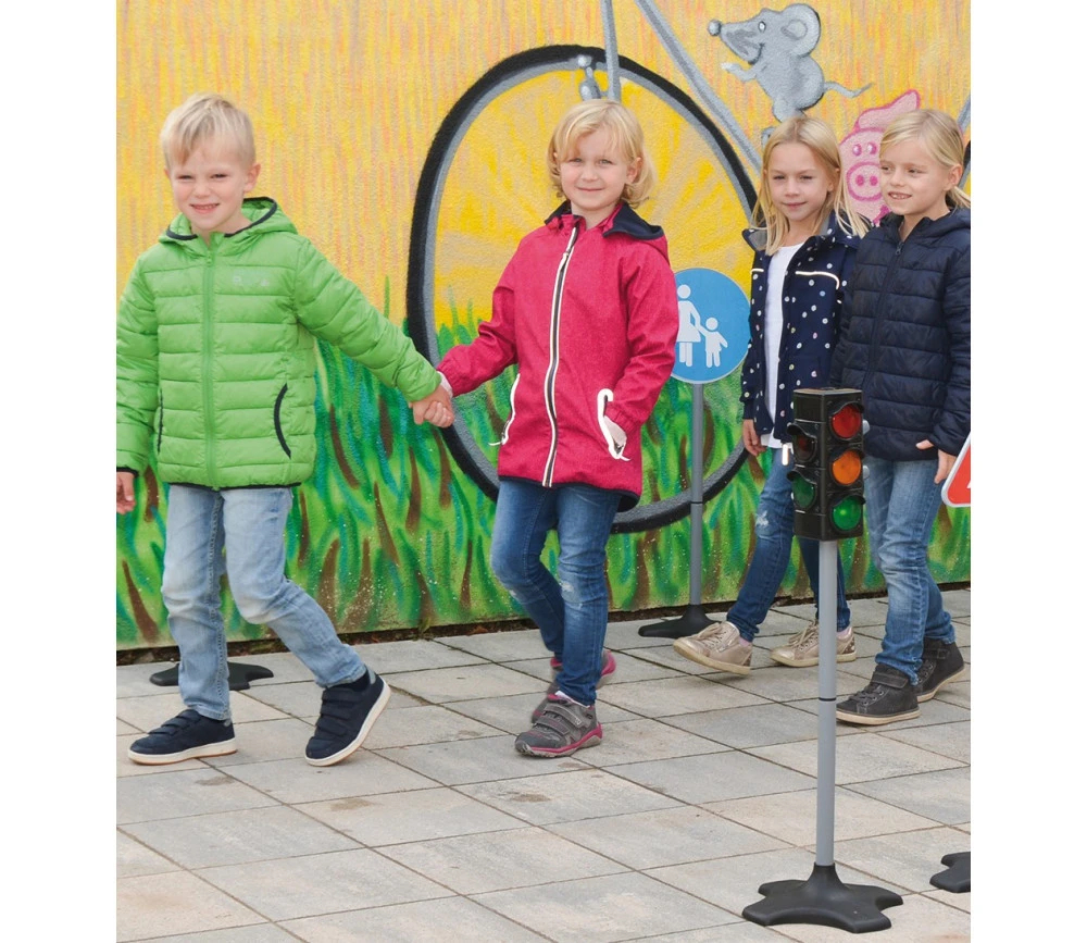 Feu Tricolore De Circulation Lumineux + Feu Passage Piétons – Image 2