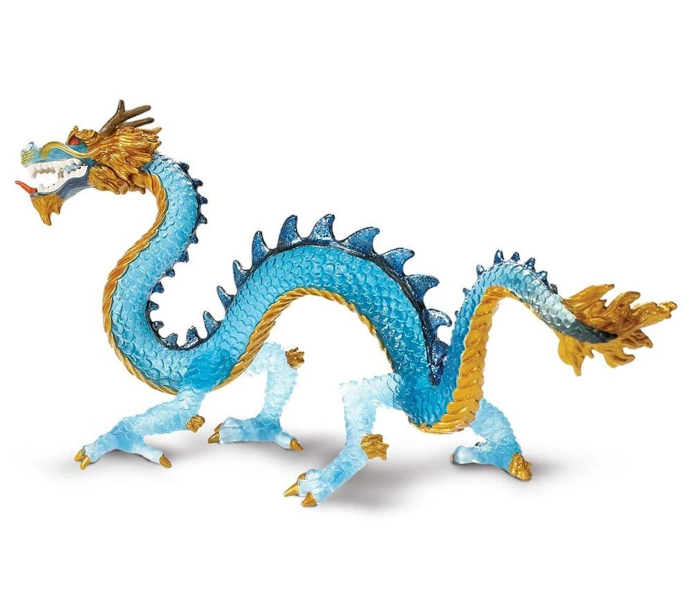 Figurine Dragon Bleu Krystal 20.5 X 10.6 X 8.3 Cm – Image 2