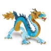 Figurine Dragon Bleu Krystal 20.5 X 10.6 X 8.3 Cm
