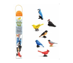 Figurines Oiseaux 5/6 Cm - 7 Animaux Dans Un Tube