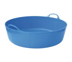 Bassine Ronde En Plastique Bleu 35 L