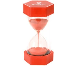 Grand Sablier Super Lisible 2 Minutes - ROUGE - 16 Cm MAXI