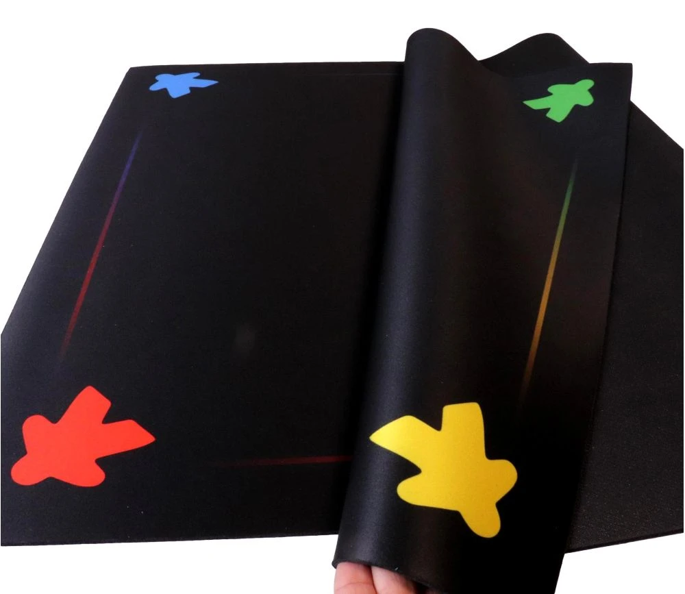 Grand Tapis Meeple Noir Multijeux 100x60 Cm – Image 3