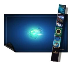 Grand Tapis Multijeux 100 X 60 Cm Bleu Saphir - Super Qualité Taille 2