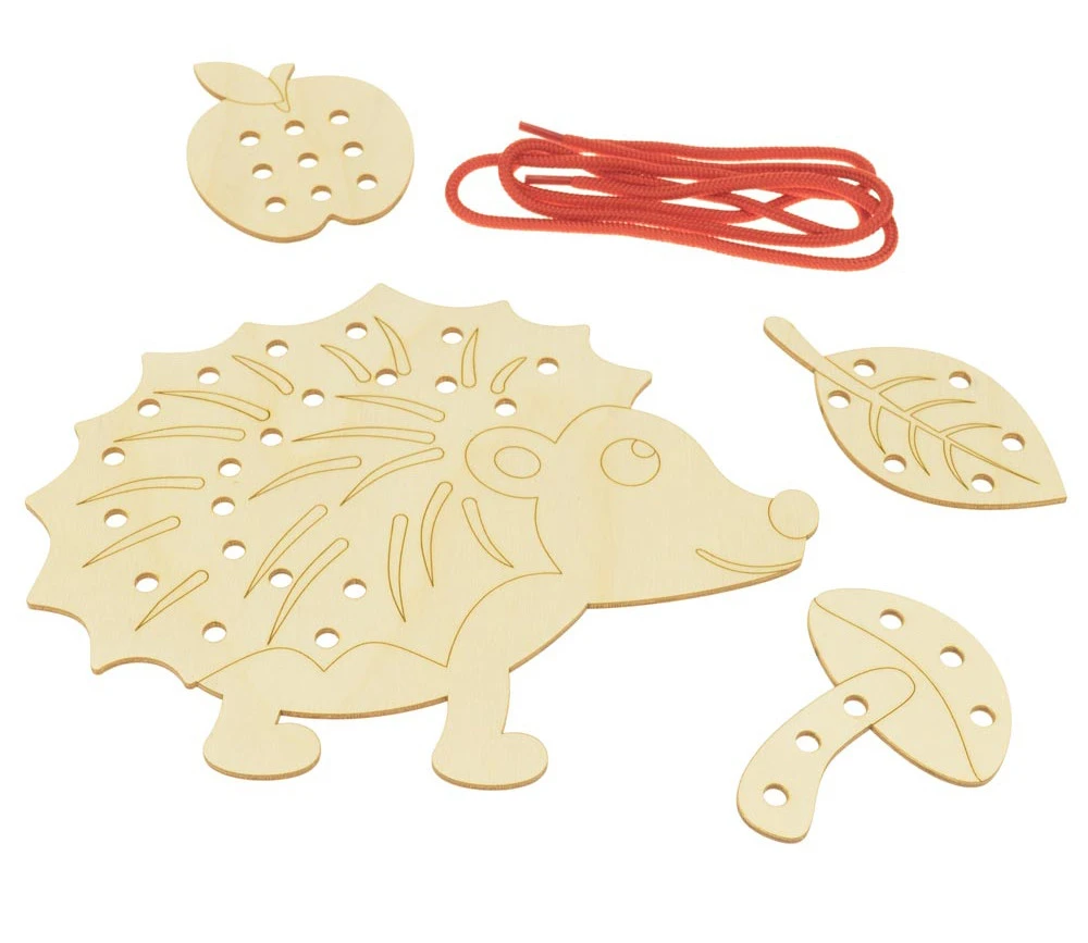 Hérisson De Laçage 24 Cm Et Accessoires D'automne – Image 2