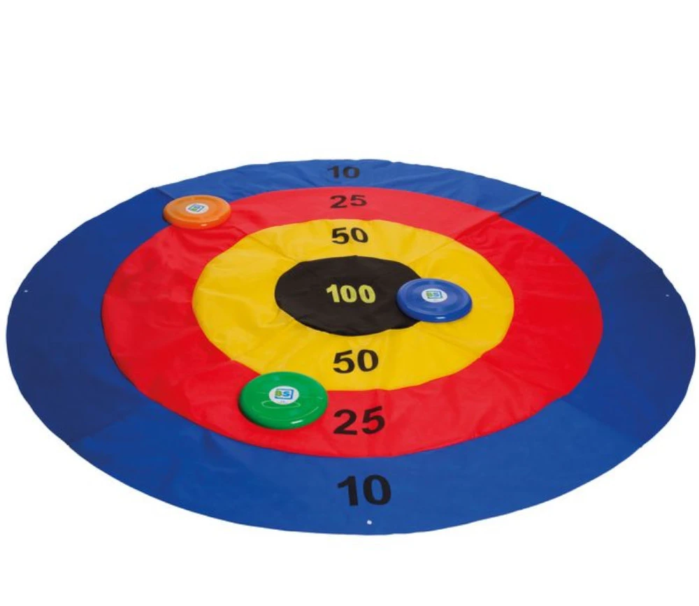 Jeu Cible Géante 2 Mètres Avec 3 Frisbees