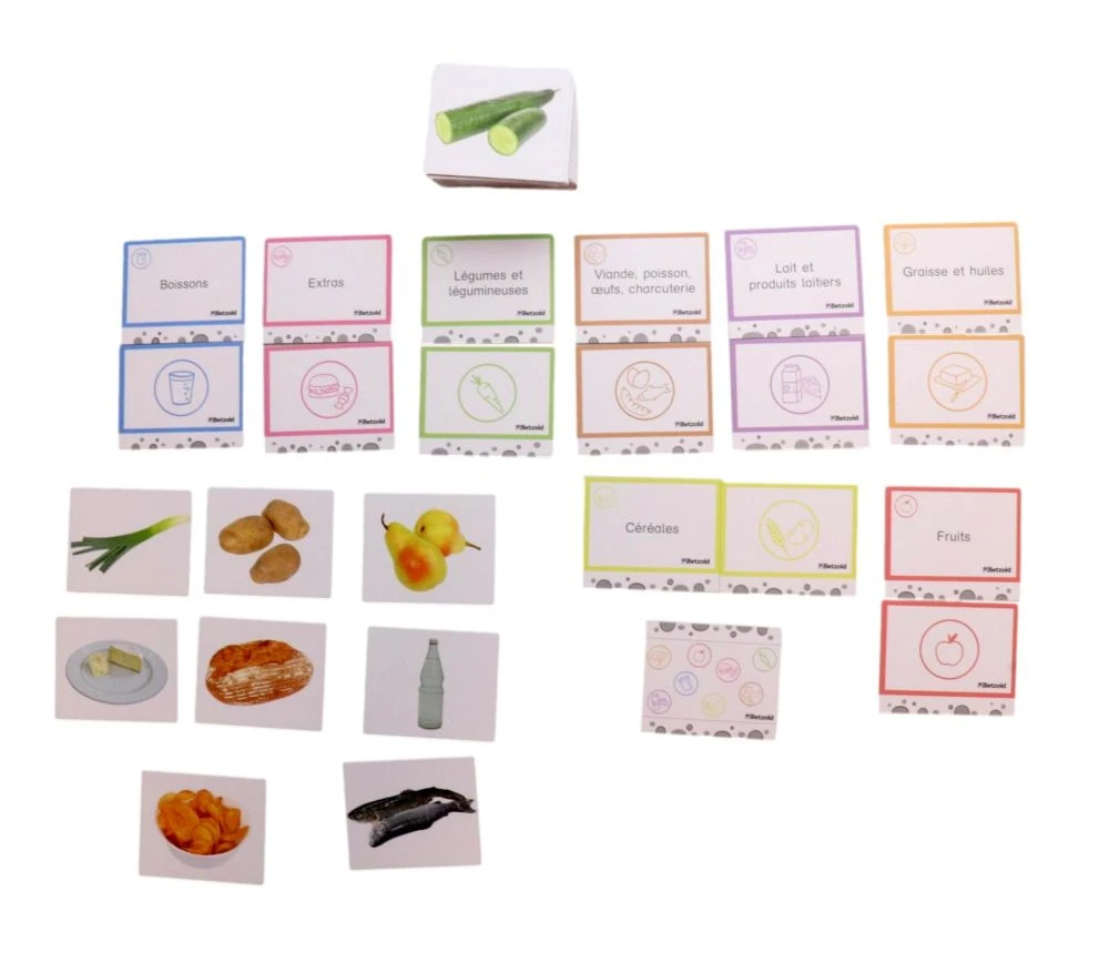 Jeu De 104 Cartes Photos Aliments - Découverte, Tri, Groupe – Image 4