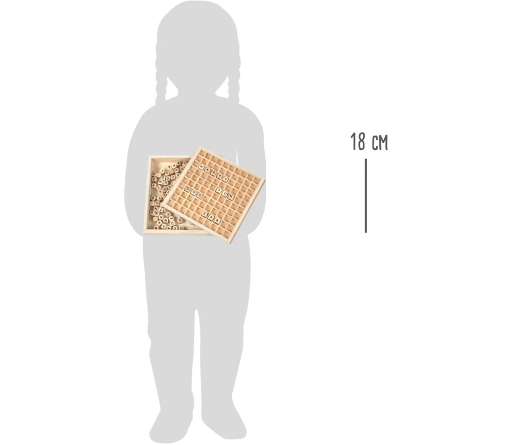 Jeu De Cubes Lettres En Bois 145 Pièces - Jeu De Mots – Image 5