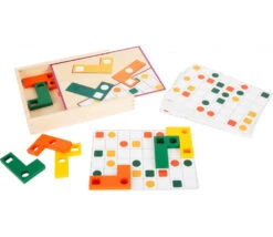 Jeu De Logique En Bois Formes L Du Tetris