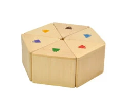 Jeu De Pesée - Prismes Mémo Des Poids En Bois