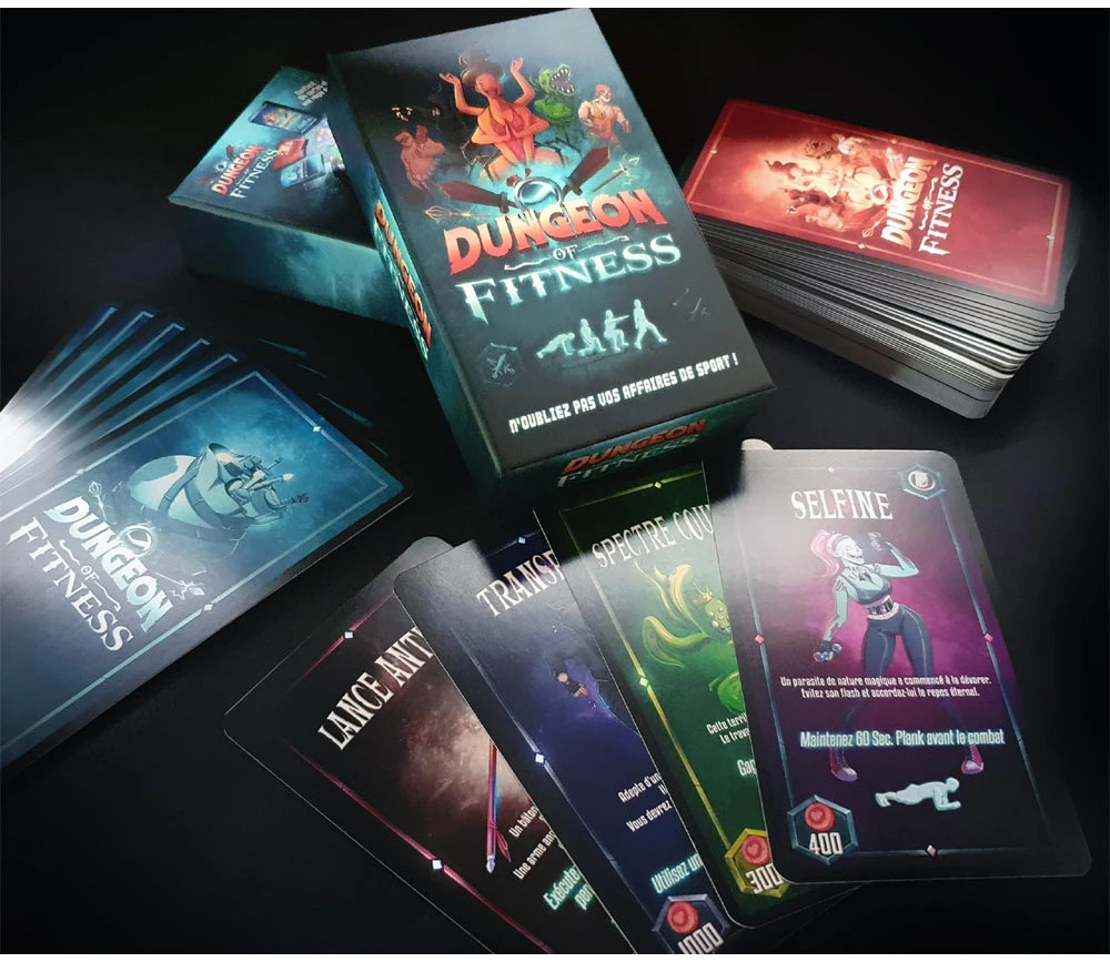 Jeu Dungeon Of Fitness - Jeu De Cartes Sportif – Image 2