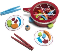 Jeu En Bois Veggie - Wok Motricité Fine