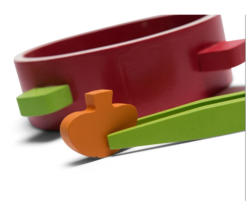 Jeu En Bois Veggie - Wok Motricité Fine – Image 4