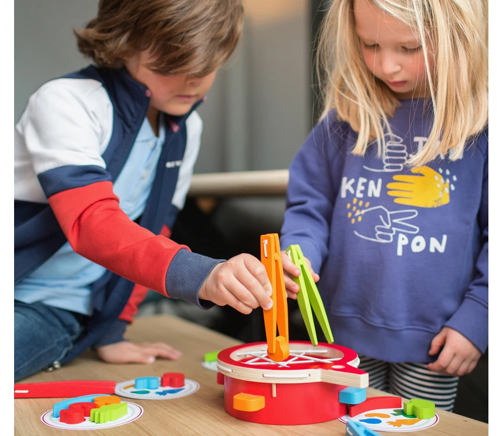 Jeu En Bois Veggie - Wok Motricité Fine – Image 5