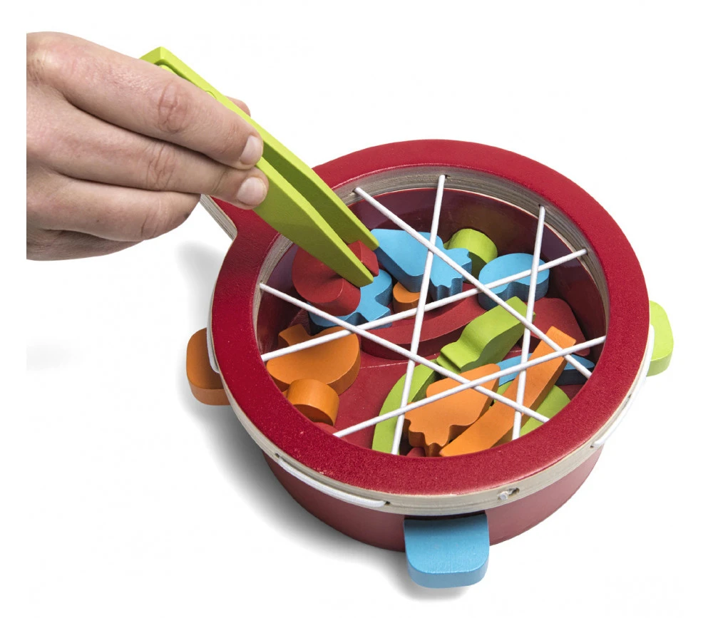 Jeu En Bois Veggie - Wok Motricité Fine – Image 6