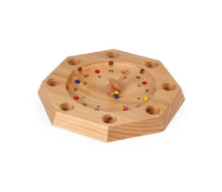 Jeu Giroulette Bois Avec Toupie Et Billes - Super Roulette