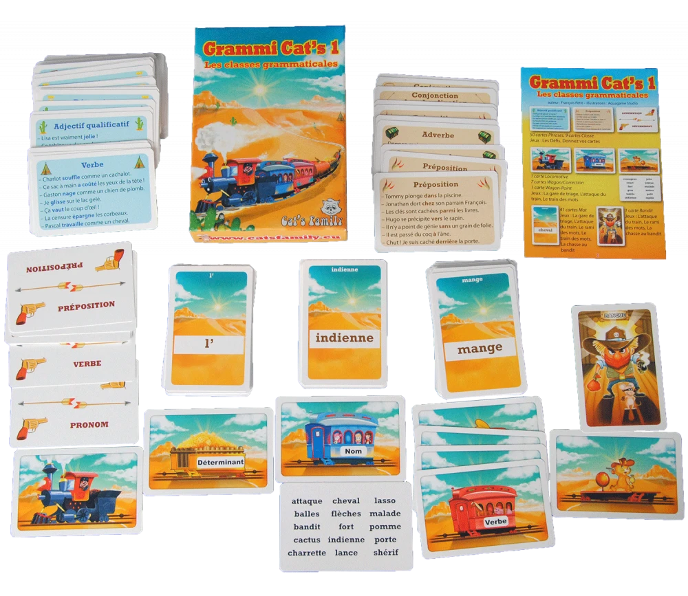Jeu Grammi Cat's 1 - Classes Grammaticales Du CE1 Au Collège – Image 2
