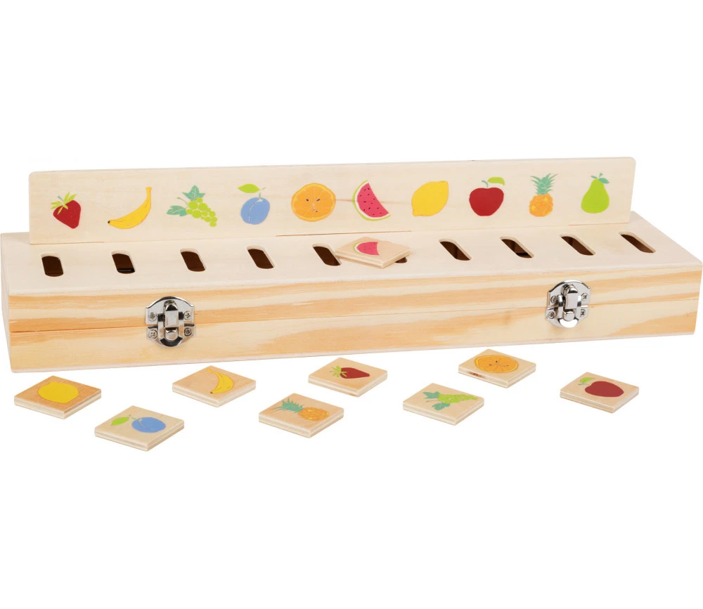 Boite De Tri Bois Nature, Animaux, Fruits, Légumes – Image 4