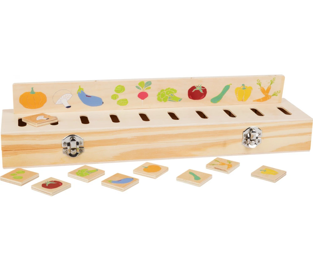 Boite De Tri Bois Nature, Animaux, Fruits, Légumes – Image 5