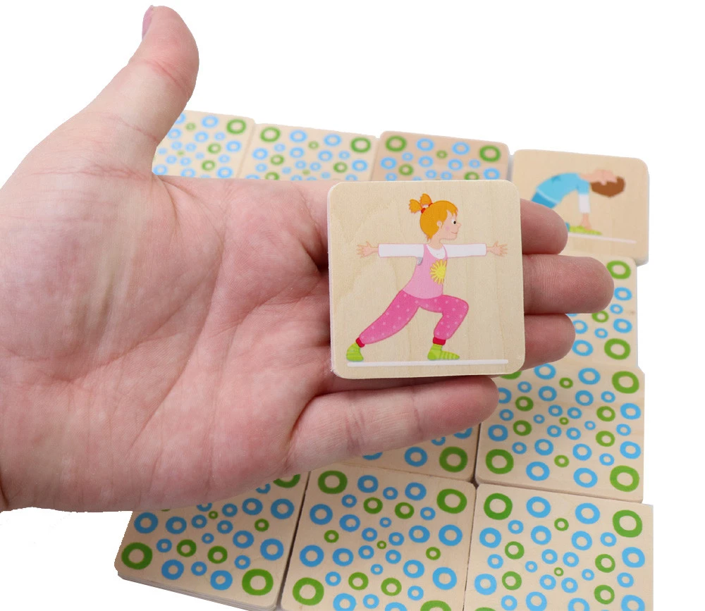 Jeu Mémo En Bois - La Gymnastique – Image 4