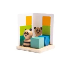 Jeu Orientation Panda. Puzzle De Spatialisation