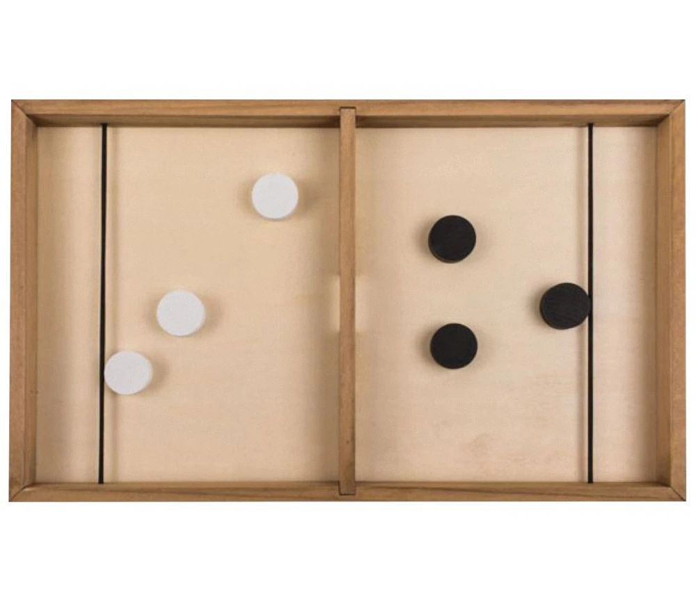 Jeu Palets Puck Hockey Bois 35 X 21 Cm - Petit Format – Image 2