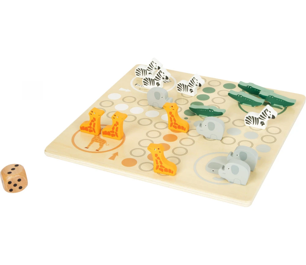 Jeu Petits Chevaux En Bois Version Safari – Image 5