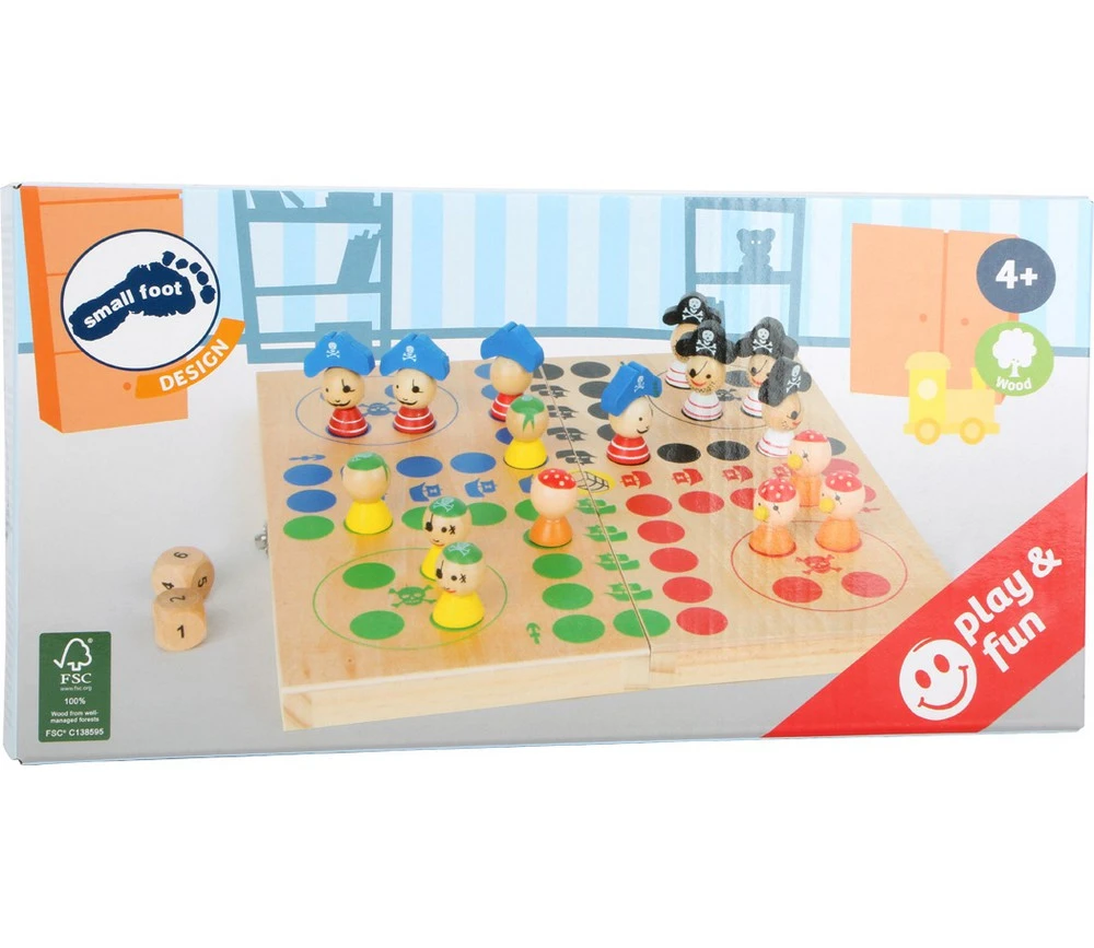 Jeu Petits Chevaux - Ludo Pirate En Bois – Image 6