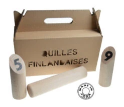 Jeu Quilles Finlandaises En Bois Fabriquées En France