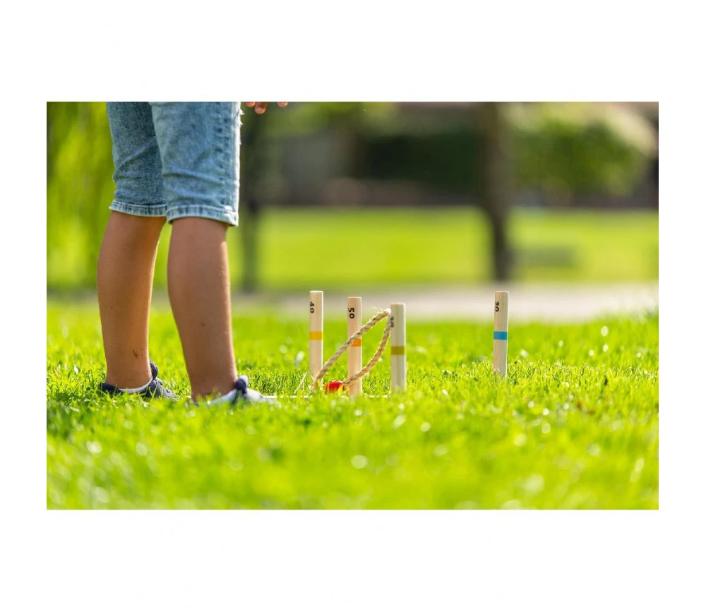 Jeux Adresse Cible De Lancer Bois Avec Anneaux Naturel – Image 7