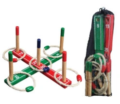 Jeux Adresse Cible De Lancer Coloré Avec Anneaux